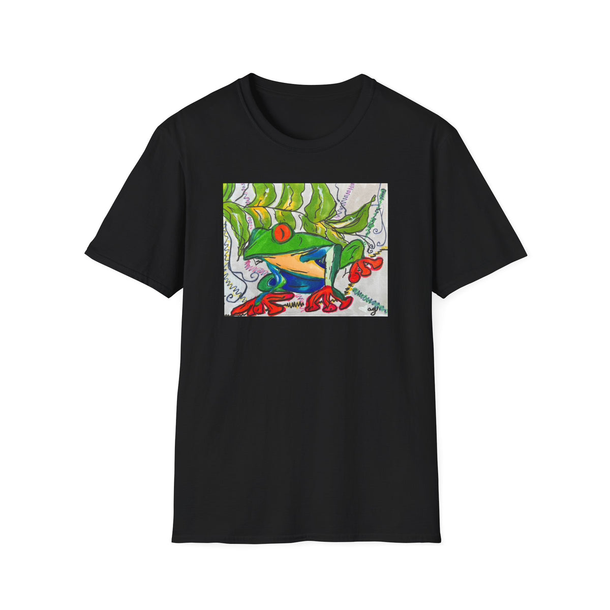 Copy of Blue Morpho Butterfly Floral T-Shirt -- Life in the Rainforest Collection