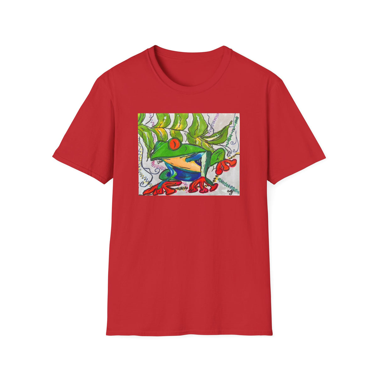 Copy of Blue Morpho Butterfly Floral T-Shirt -- Life in the Rainforest Collection