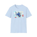 Blue Morpho Butterfly Floral T-Shirt