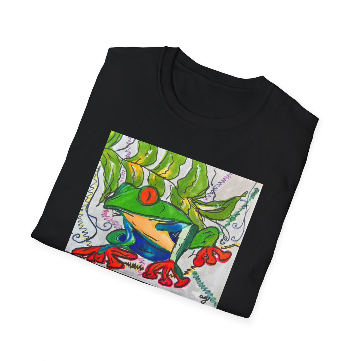 Copy of Blue Morpho Butterfly Floral T-Shirt -- Life in the Rainforest Collection