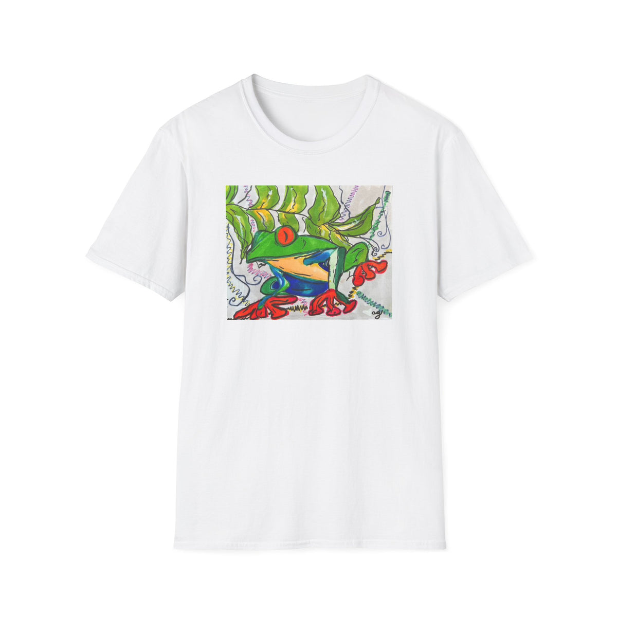 Copy of Blue Morpho Butterfly Floral T-Shirt -- Life in the Rainforest Collection
