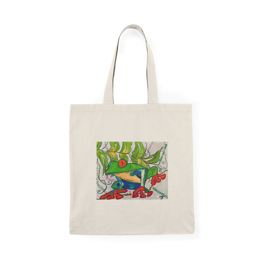 Red-eyed Tree Frog Canvas Tote