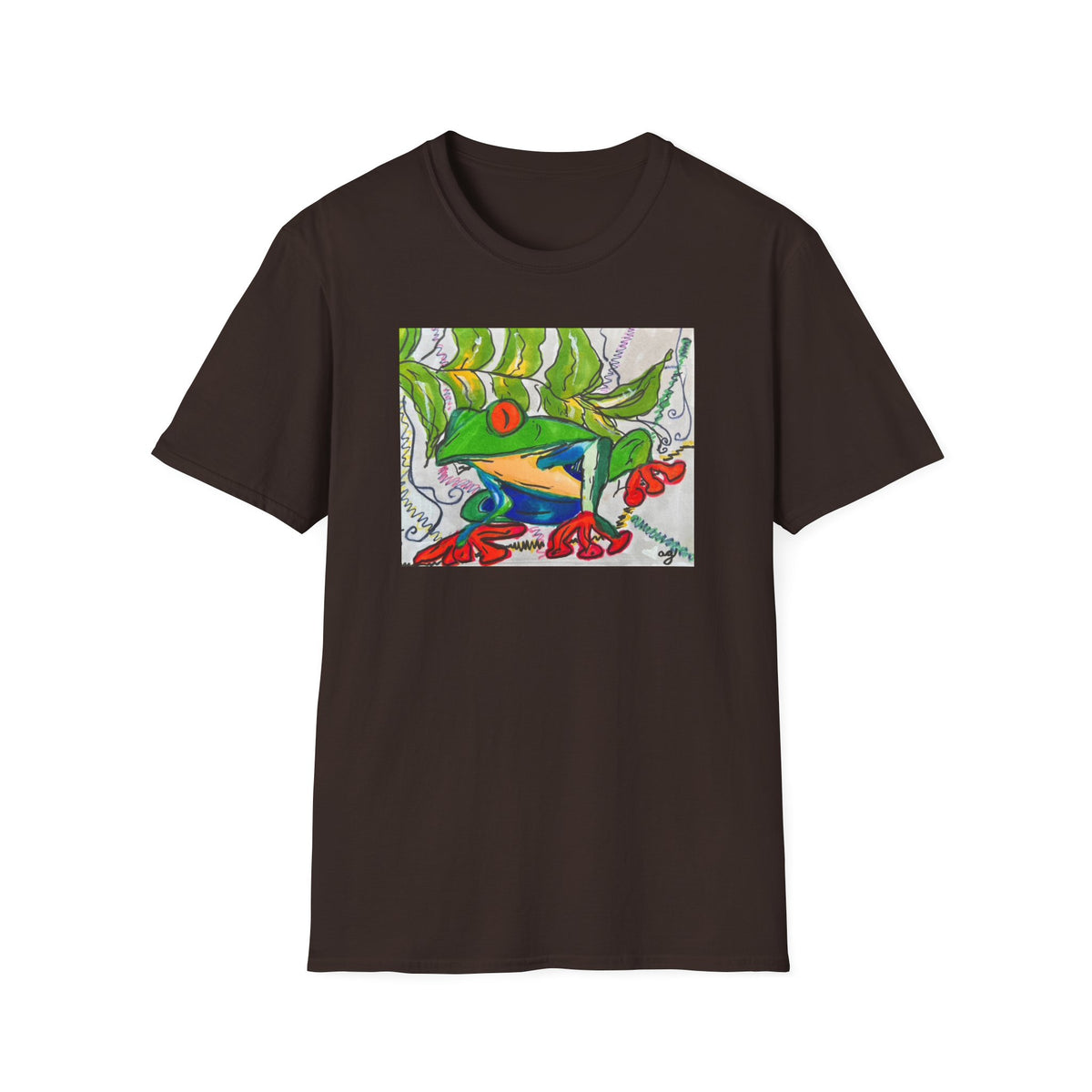 Copy of Blue Morpho Butterfly Floral T-Shirt -- Life in the Rainforest Collection