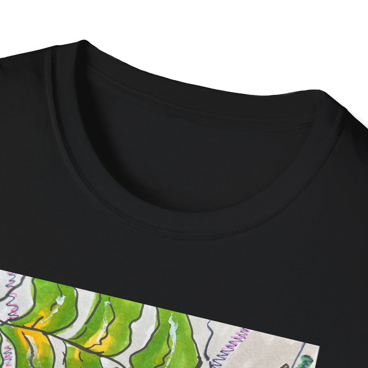 Copy of Blue Morpho Butterfly Floral T-Shirt -- Life in the Rainforest Collection