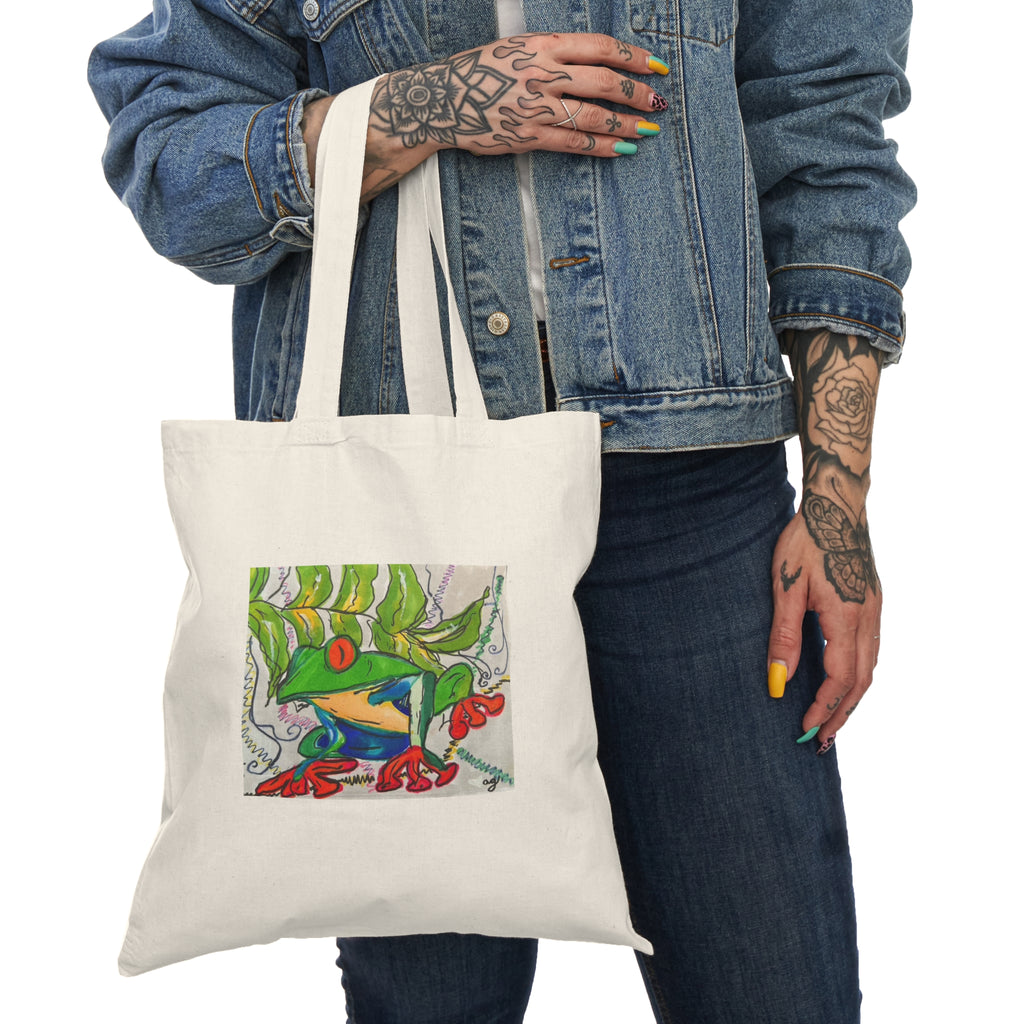 Red-eyed Tree Frog Canvas Tote