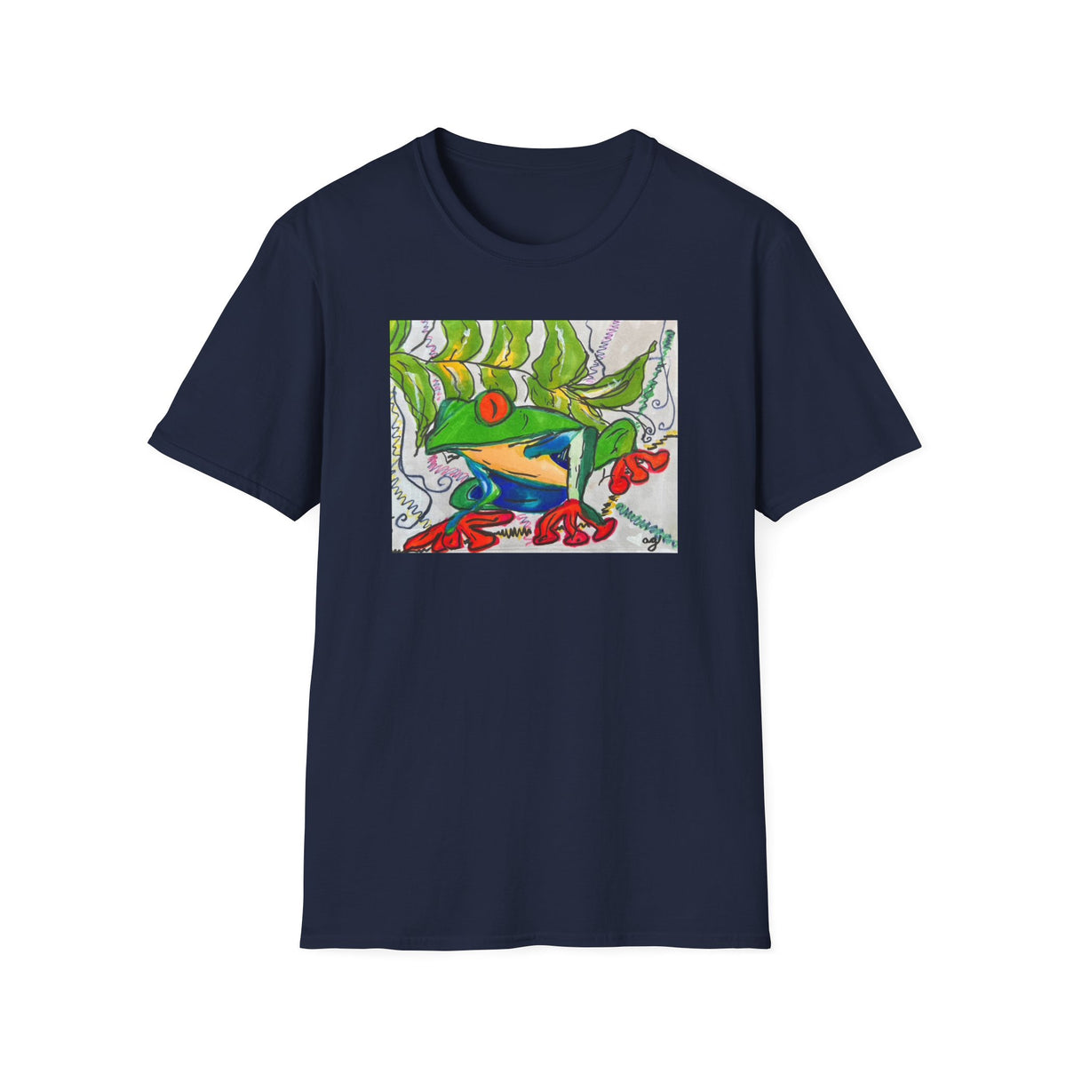 Copy of Blue Morpho Butterfly Floral T-Shirt -- Life in the Rainforest Collection