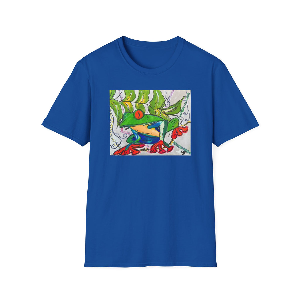 Copy of Blue Morpho Butterfly Floral T-Shirt -- Life in the Rainforest Collection