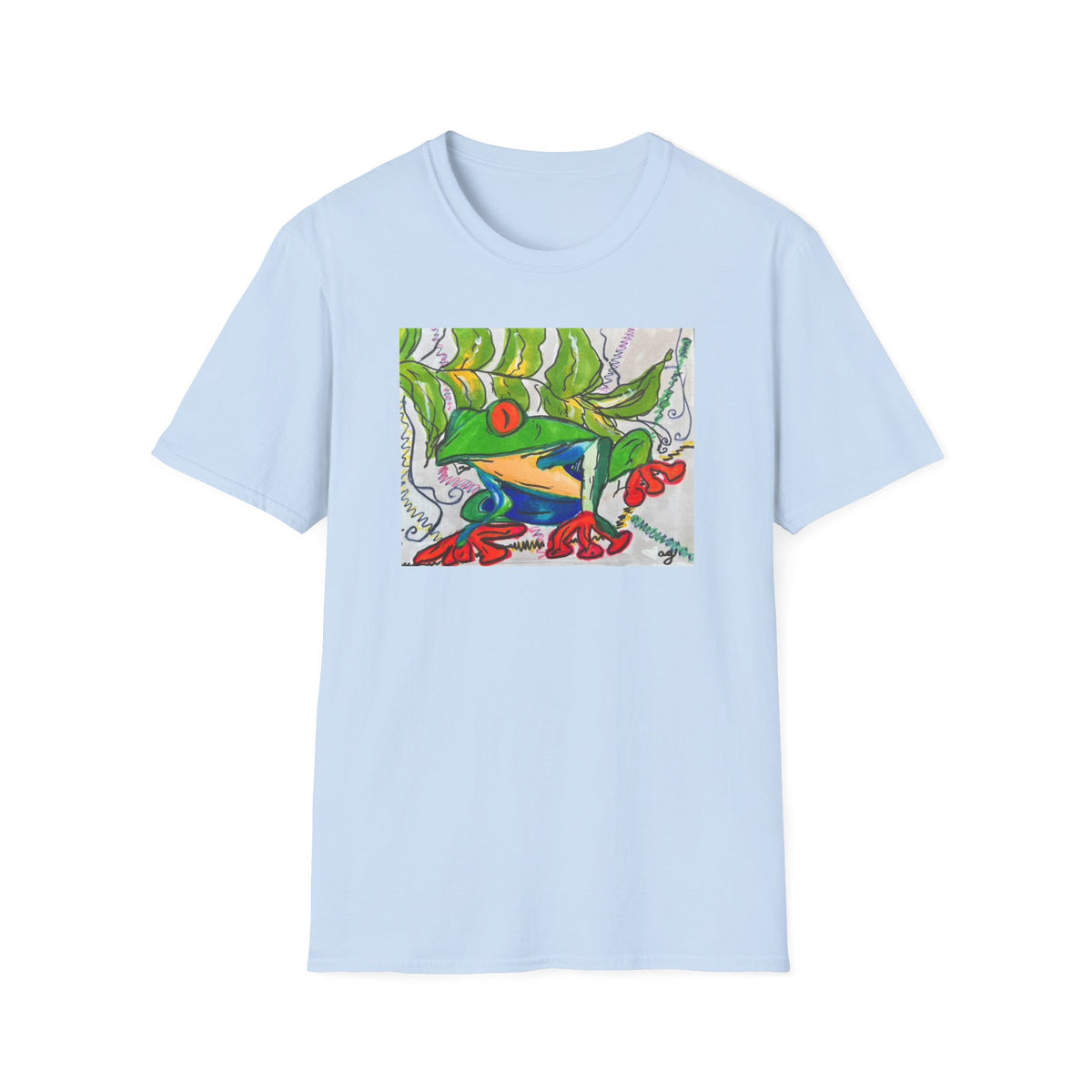 Copy of Blue Morpho Butterfly Floral T-Shirt -- Life in the Rainforest Collection
